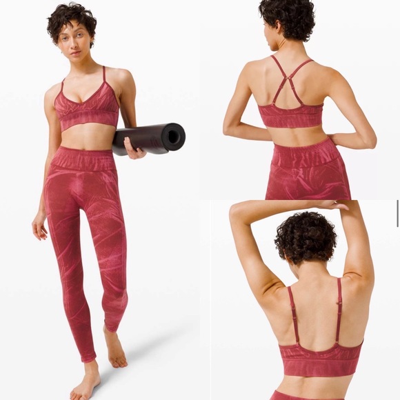 lululemon athletica Other - Lululemon Ebb To Street Seamless Bra *Wash Stone Wash Chianti